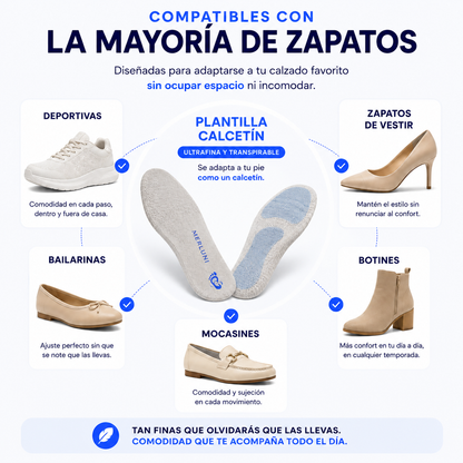 Merluni ComfortStep™ | Plantillas de Alivio para Fascitis Plantar